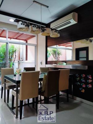 For RentTownhouseSathorn, Narathiwat : For rent #TownhouseRama3 #Baan KlangKrungSathon-Narathiwat 3 bedrooms, 5 bathrooms, with furniture