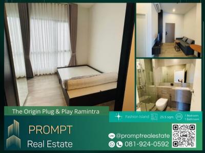 For RentCondoNawamin, Ramindra : ST12463 - The Origin Plug & Play Ramintra - 25.5 sqm