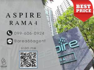 For SaleCondoKhlongtoei, Kluaynamthai : 🔥For sale!! Condo Aspire Rama 4