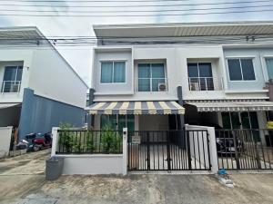 For RentTownhouseRathburana, Suksawat : For rent: The Pleno Suk Sawat 30, corner house, beautiful house, ready to move in