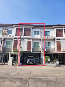 For RentHouseRama5, Ratchapruek, Bangkruai : ⚡ For rent, 3-story townhome, Tharadi Ratchaphruek Village, near MRT, size 30 sq m. ⚡