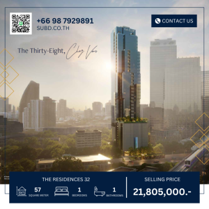 For SaleCondoSukhumvit, Asoke, Thonglor : The Residences 38 Bangkok for sell, nice unit in BEST Price, viewing call 0987929891