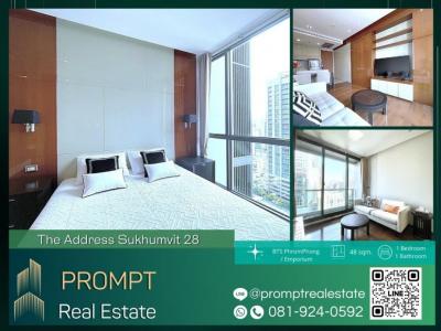 For RentCondoSukhumvit, Asoke, Thonglor : ST12438 - The Address Sukhumvit 28 - 45 sqm - BTS PhromPhong / Emporium