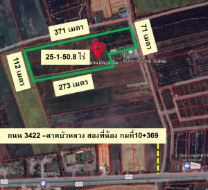 For SaleLandNakhon Pathom : Land for sale in Bang Len, Nakhon Pathom, beautiful, cheap, area 25-1-50.8 rai, next to Nong Prue Canal