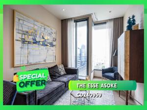 For SaleCondoSukhumvit, Asoke, Thonglor : The Esse Asoke ⭐ Condo in the middle of Asoke, near shops and MRT Sukhumvit Station.