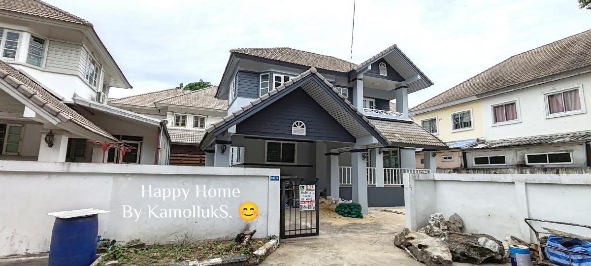 For SaleHouseMin Buri, Romklao : Conner renovated 76 sq.wa. House for sale., Beautiful, minimal style, on Su-lao Khlong Nueng road.