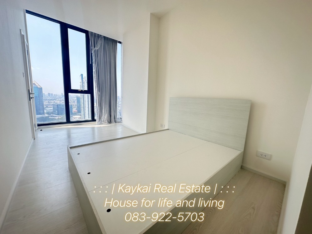 For SaleCondoKasetsart, Ratchayothin : Good location! 1Bed, high floor! Mazarine Ratchayothin Condo, free full furniture, free transfer fee, free electrical appliances, make an appointment to see the actual room every day.