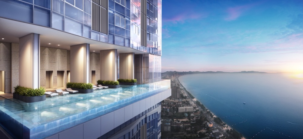 For SaleCondoPattaya, Bangsaen, Chonburi : SKYPARK Lucean Jomtien / 2 Bedrooms (SALE), Skypark Lucian Jomtien Pattaya / 2 Bedrooms (SALE) NEWC128