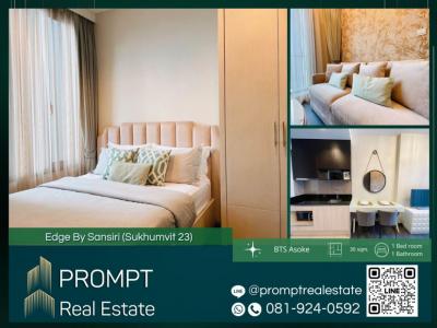 For RentCondoSukhumvit, Asoke, Thonglor : EF00882 - Edge By Sansiri (Sukhumvit 23) - BTS Asoke / MRT Sukhumvit / Terminal 21