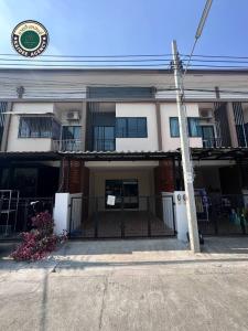 For SaleTownhouseMin Buri, Romklao : 2-storey townhouse, newly renovated, ready to move in, City Plus Village, Phdungphan Road 11,13, Nong Chok, near Big C Nong Chok, Lotus, hospital, Mahanakorn University of Technology, main road, connecting to Suwinthawong Road, Chalongkrung