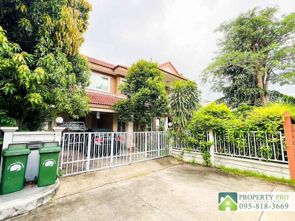 For SaleHouseNonthaburi, Bang Yai, Bangbuathong : SL24S-016 House for Sale Baan Pieamsuk Rattanathibet-Ratchapruek, Area 72 Sqw 200 Sqm near MRT Bang Rak Noi Tha It  Kanchanaphisek Central Westgate