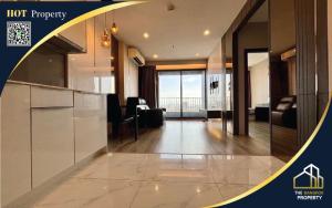 For SaleCondoOnnut, Udomsuk : For sale and rent Ideo Mobi Sukhumvit 66, luxury condo in the heart of Udomsuk, 2 bedrooms, 1 bathroom, high floor, fully furnished, beautiful view, near BTS Udomsuk