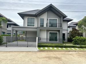 For SaleHouseSamut Prakan,Samrong : Single house for sale, No. 888/88, new house, 59.3 sq wa, 4 bedrooms, 3 bathrooms, 2 parking spaces, Pave Bangna Village