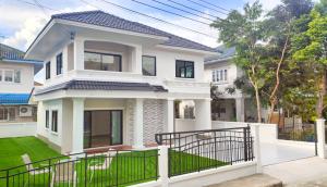 For SaleHouseNonthaburi, Bang Yai, Bangbuathong : Manirin Village, Rattanathibet (Tha It), newly decorated single house, ready to move in, next to the BTS, Nonthaburi