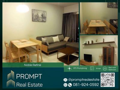 For RentCondoSukhumvit, Asoke, Thonglor : MN04405 - Noble Refine - BTS Phomphong/ Emporium/ Emquartier/ Terminal 21 Asok