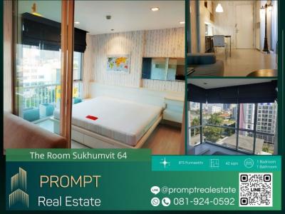 For RentCondoOnnut, Udomsuk : ST12506 - The Room Sukhumvit 64 - 42 sqm - BTS Punnawithi