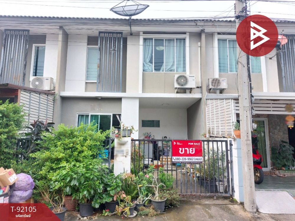 For SaleTownhouseSamut Prakan,Samrong : Townhouse for sale, Pruksa Village 78, Srinakarin-Theparak, Bang Muang, Samut Prakan