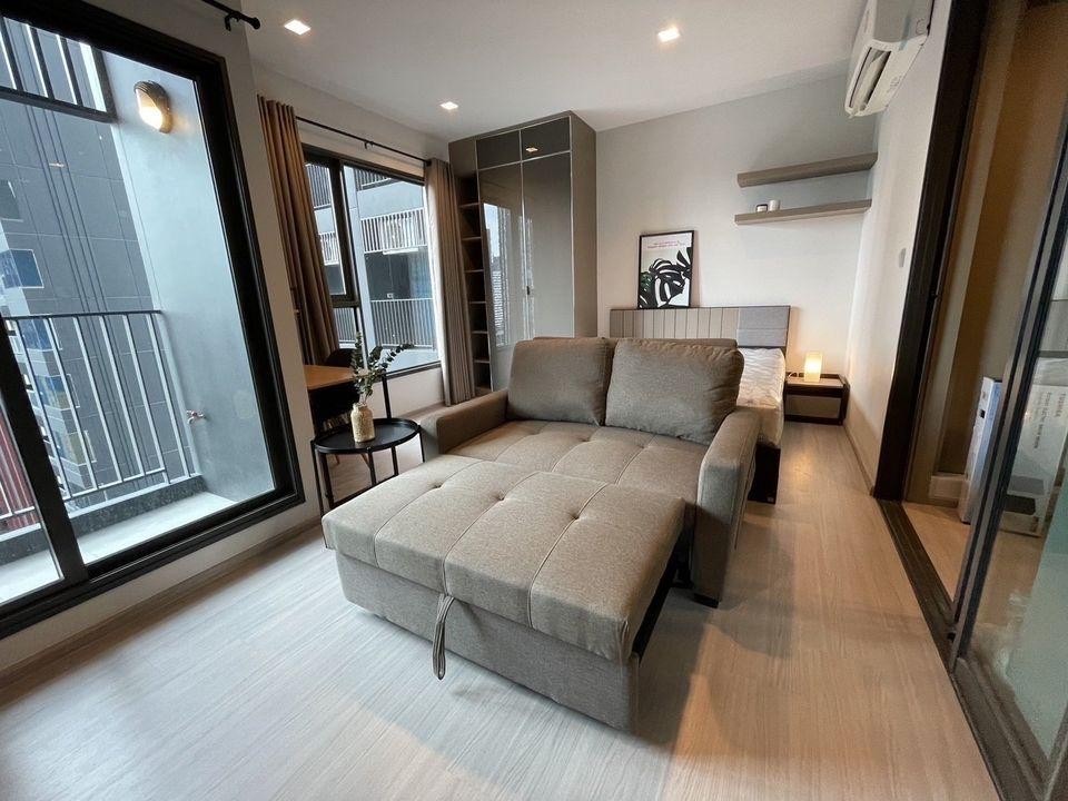 For RentCondoRama9, Petchburi, RCA : For rent life Asoke-rama9, studio room 28 sq m, 19,000 baht🔥🔥🔥 beautifully decorated room. Plenty of storage Fully furnished, ready to move in