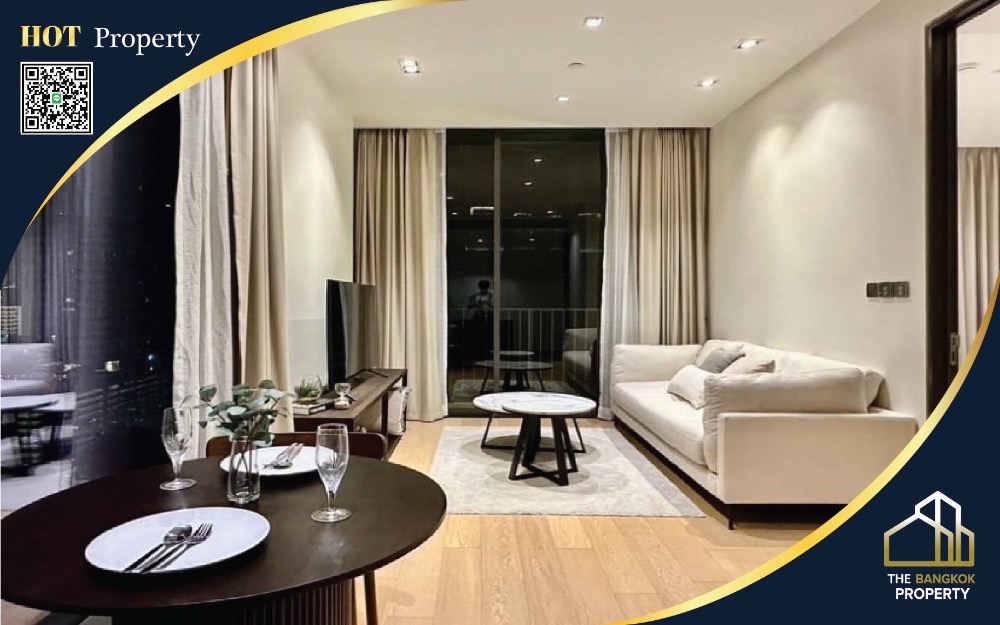 For SaleCondoWitthayu, Chidlom, Langsuan, Ploenchit : For sale: 28 Chidlom, Super Luxury Condo in the heart of Chidlom, 1 bedroom, 1 bathroom, fully furnished, high floor, near BTS Chidlom.