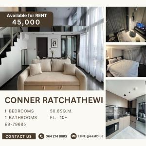 For RentCondoRatchathewi,Phayathai : Conner Ratchathewi Duplex 1 Bed for rent 45,000