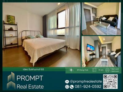 For RentCondoOnnut, Udomsuk : IJ03868 - Ideo Sukhumvit 93 - BTS BangChak BTS Onnut / LotusSukhumvit