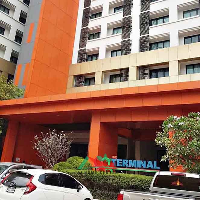 For RentCondoPinklao, Charansanitwong : Condo for rent 88 The Terminal Sirinthon-Pinklao 30.31 sq m. 2nd floor, built-in furniture, fully furnished, just bring your bags and move in.