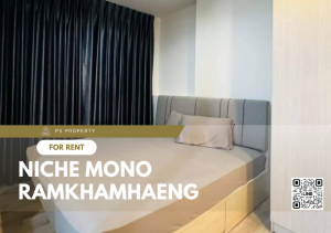 For RentCondoRamkhamhaeng, Hua Mak : For rent ✨ Niche Mono Ramkhamhaeng ✨ complete furniture and electrical appliances, near The Mall Bang Kapi.