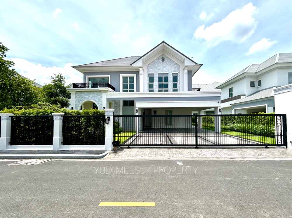 For RentHouseLadkrabang, Suwannaphum Airport : Luxury house for rent, prime location Next to the department store