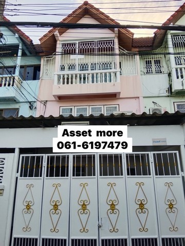 For RentTownhouseOnnut, Udomsuk : Townhouse for rent, 3 floors, size 25 sq m, usable area 200 sq m, convenient transportation, Phra Khanong Tai Subdistrict, Phra Khanong District, Bangkok