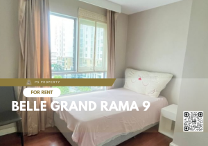 For RentCondoRama9, Petchburi, RCA : For rent 📍 Belle Grand Rama 9 📍 3 bedrooms, 2 bathrooms, complete furniture and electrical appliances. Ready to move in