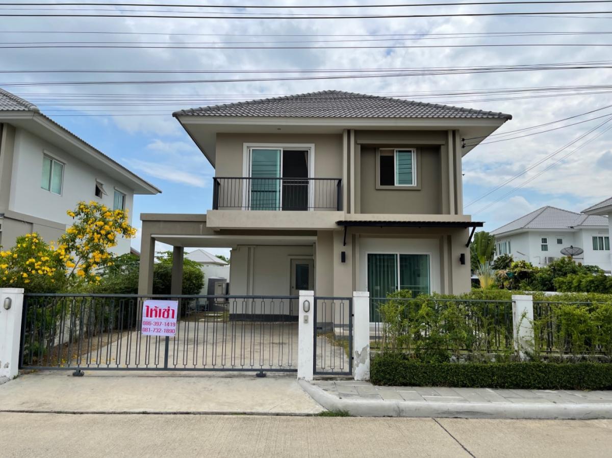 For RentHouseBangna, Bearing, Lasalle : Single house for rent, Bangna Km 29