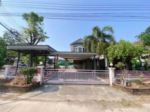 For RentHouseSriracha Laem Chabang Ban Bueng : For sale/rent, corner house, large area, Thara Dara Village, Sriracha, near Rai Kluai Road