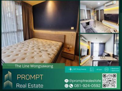 For RentCondoBang Sue, Wong Sawang, Tao Pun : ST12542 - The Line Wongsawang - 49 sqm - MRT Wong Sawang