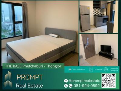 For RentCondoRatchadapisek, Huaikwang, Suttisan : ST12536 - THE BASE Phetchaburi - Thonglor - 28.59 sqm - MRT Phetchaburi/ BTS Phrom Phong/ RCA / BangkokHospital