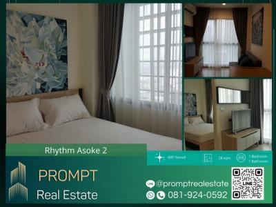 For RentCondoRama9, Petchburi, RCA : QR03861 - Rhythm Asoke 2 - 28 sqm - MRT Rama9