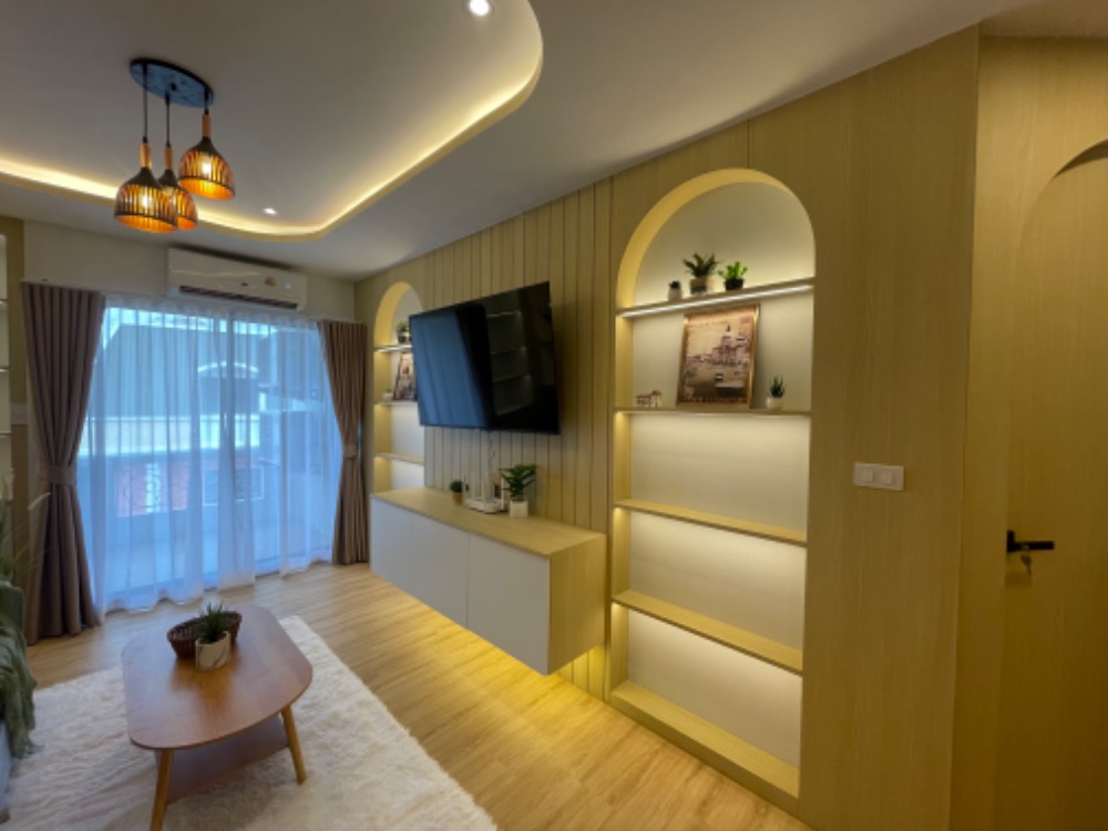 For SaleCondoRamkhamhaeng, Hua Mak : Condo Bodin Sweet Home, fully furnished, ready to move in, 393/347, 8th floor