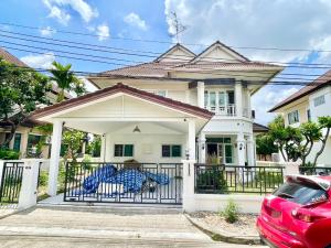 For RentHouseRattanathibet, Sanambinna : *HOT*For rent!! Single house, newly renovated, Vibhava Village, Nonthaburi Bypass Road, Sanambinnam, built-in throughout the house, the owner is easy to talk to, ready to move in, friendly neighbors!!!!