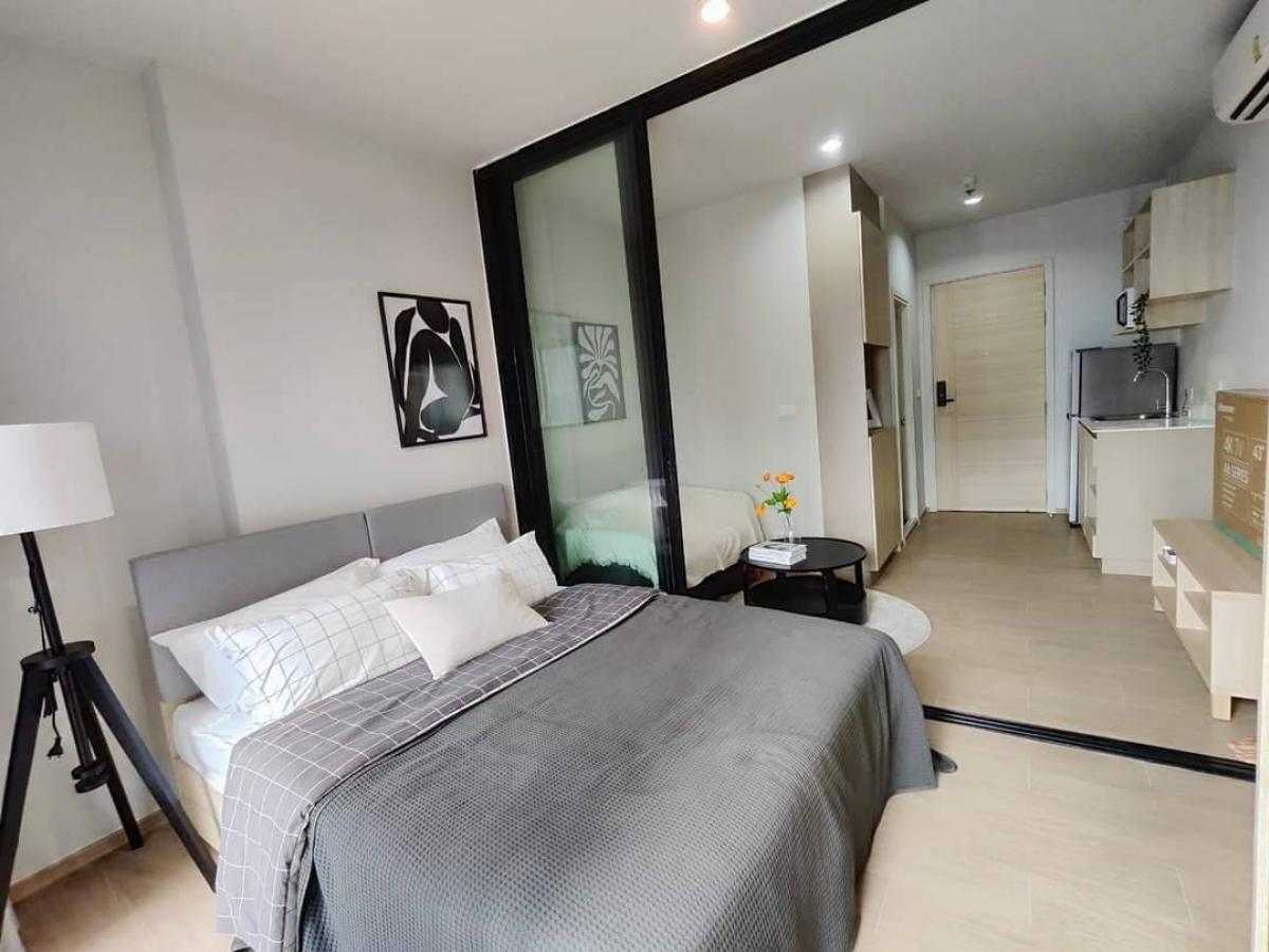 For RentCondoPathum Thani,Rangsit, Thammasat : Condo for rent near Thammasat University, Rangsit, Common TU project, beautiful room, decorated, ready to move in