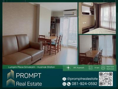 For RentCondoPattanakan, Srinakarin : KL04380 - Lumpini Place Srinakarin - Huamak Station - 33 sqm - APL Huamark