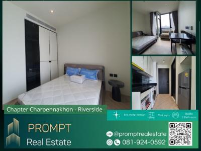 For RentCondoWongwianyai, Charoennakor : CD03357 - Chapter Charoennakhon - Riverside - BTS KrungThonburi/ BTS Saphan Taksin/ Iconsiam/ Riverside/ RobinsonBangrak/ Taksin Hospital