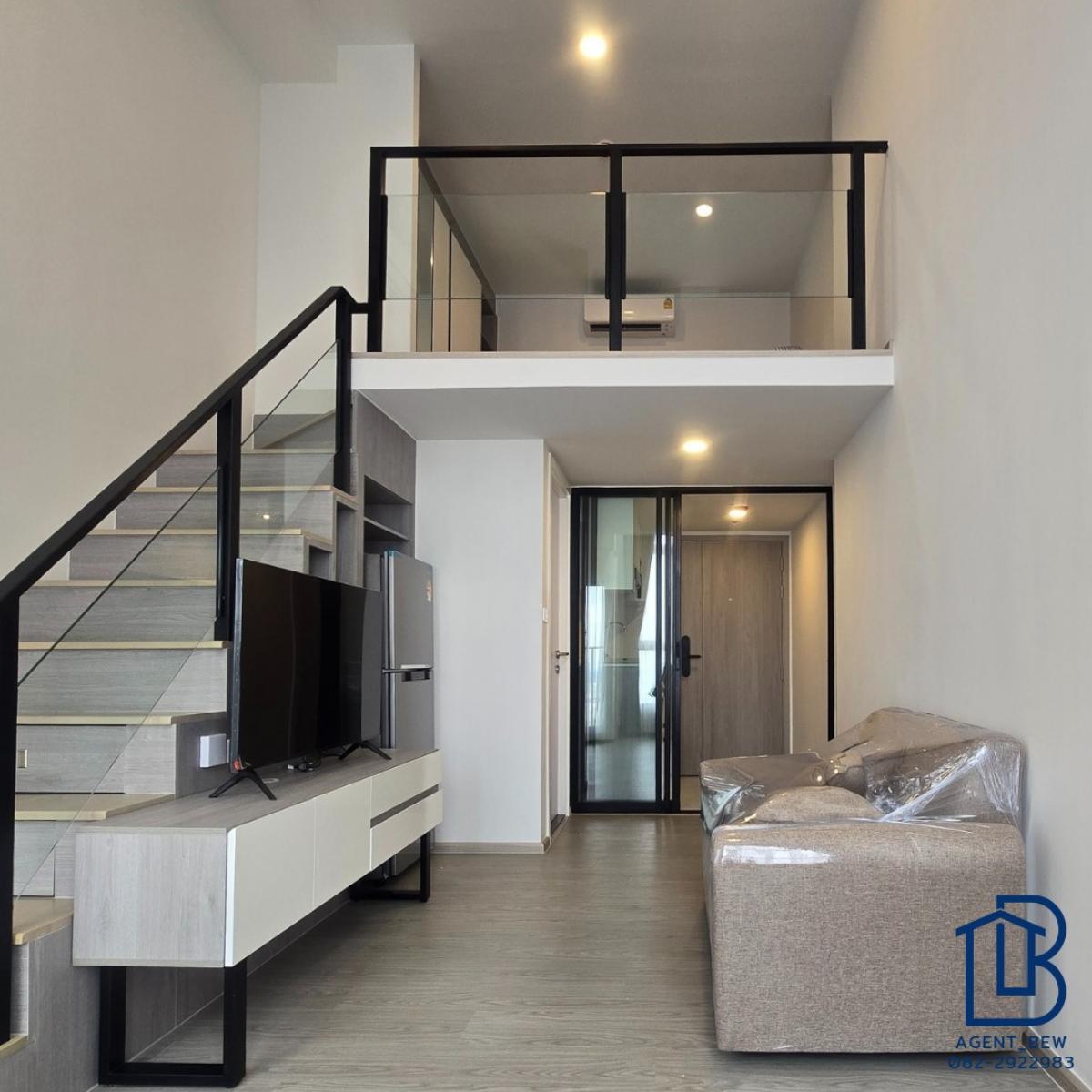 For RentCondoSeri Thai, Ramkhamhaeng Nida : ❌️❌️❌️NOT Available❌️❌️❌️ Origin Plug and Play Triple Station Ramkhamhaeng 1 Bedroom DuoSpace 13,000 THB/Month