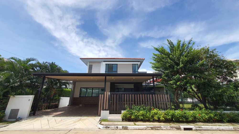 For SaleHouseRama 2, Bang Khun Thian : Luxurious detached house, newly renovated, Manthana Rama 2-Thiantale