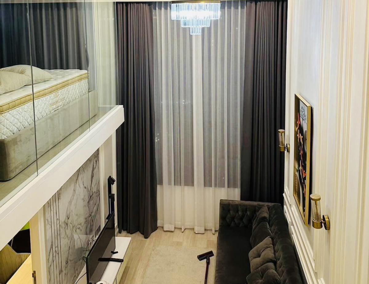 ขายคอนโดสาทร นราธิวาส : **Urgent Sale! (Priced Below Appraisal Value!) Knightsbridge Prime Sathorn – Luxurious 2-Storey Duplex, Modern Style, Fully Furnished, Ready to Move In**