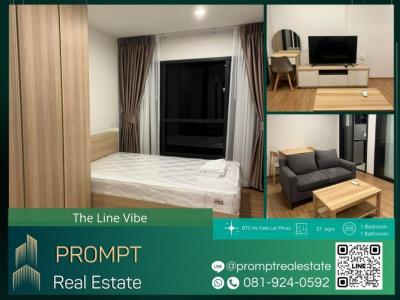 For RentCondoLadprao, Central Ladprao : ST12537 - The Line Vibe - 37 sqm - BTS Ha Yaek Lat Phrao / BTS Phaholyothin 24 / Central Ladprao