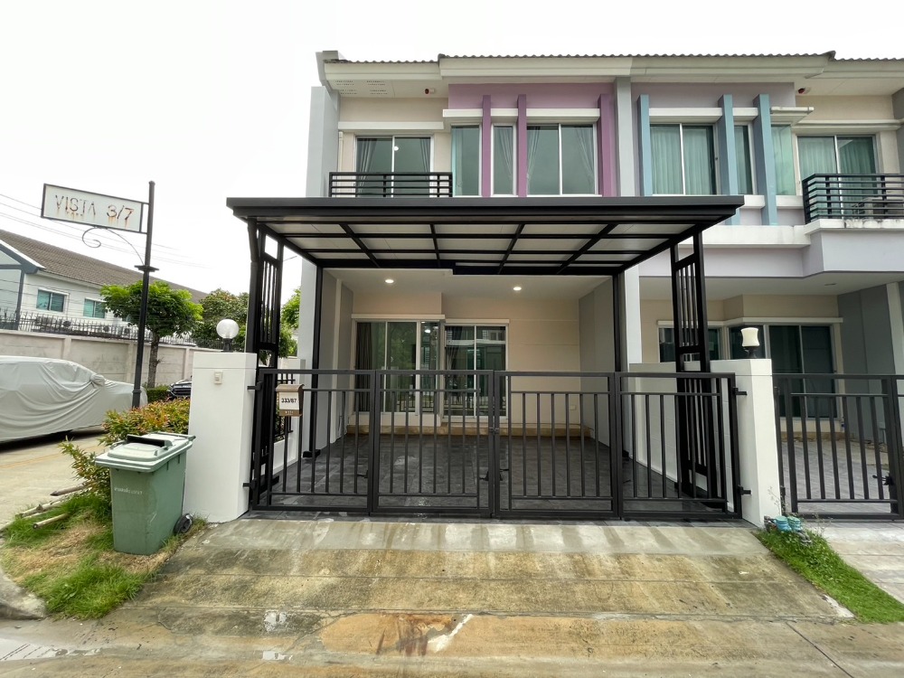 For RentTownhouseRama5, Ratchapruek, Bangkruai : For rent: Townhome, 2-storey townhouse, Vista Park Sathorn - Pinklao, behind The Walk Ratchaphruek