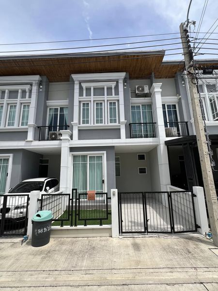 For RentHousePinklao, Charansanitwong : Townhouse for rent, 2 floors, Golden Neo Siriraj-Ratchapruek, new project, beautiful and peaceful