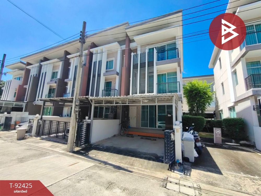 For SaleTownhouseVipawadee, Don Mueang, Lak Si : Townhome for sale, Town Avenue Sixty Village, Vibhavadi 60, Lak Si, Bangkok.