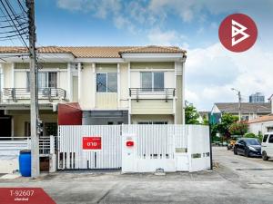 For SaleTownhouseSamut Prakan,Samrong : Townhouse for sale, Pruksa Town Village, Sukhumvit-Theparak, Km.1, Samut Prakan