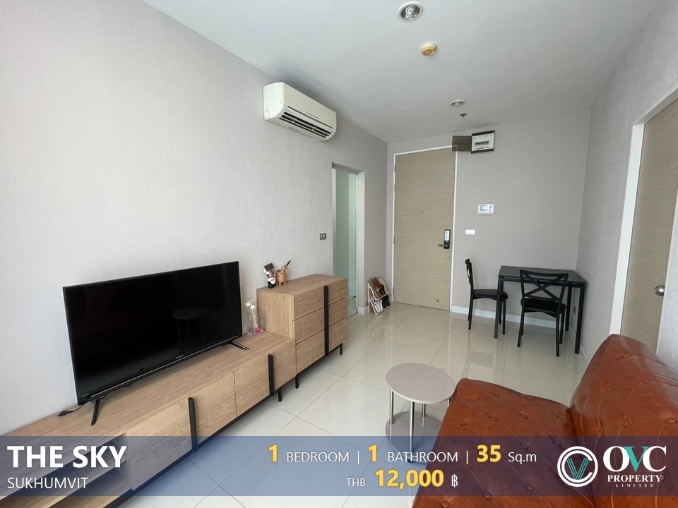 For RentCondoOnnut, Udomsuk : Ready for rent 1 Bedroom Condo near BTS @ The Sky Sukhumvit