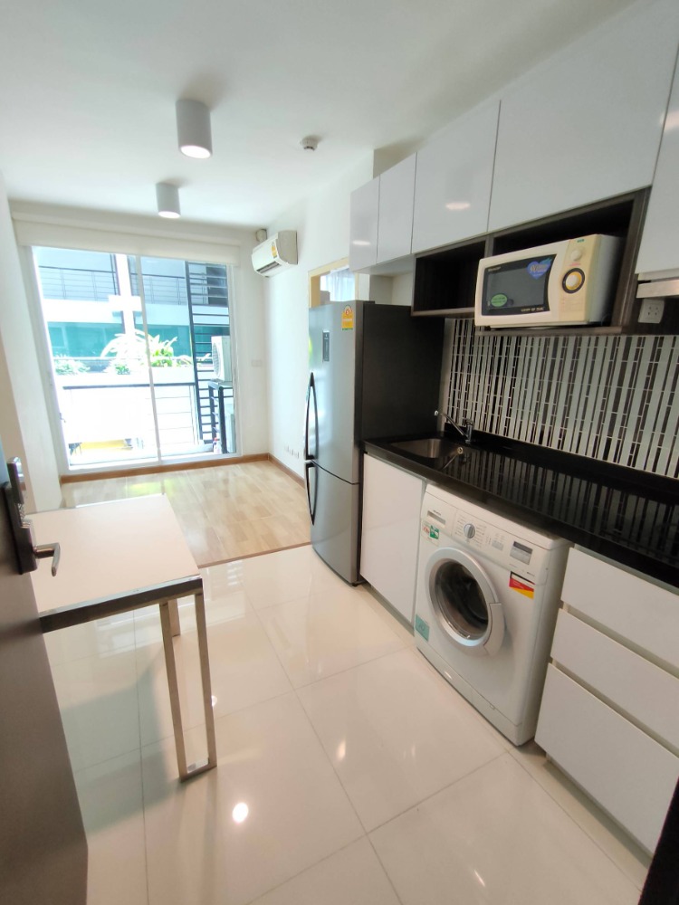 For RentCondoKasetsart, Ratchayothin : Condo for rent, Bangkok Feliz Vibhavadi 30, 2nd floor, garden view, size 28 sq m., near BTS Phahon Yothin 24, near new Central